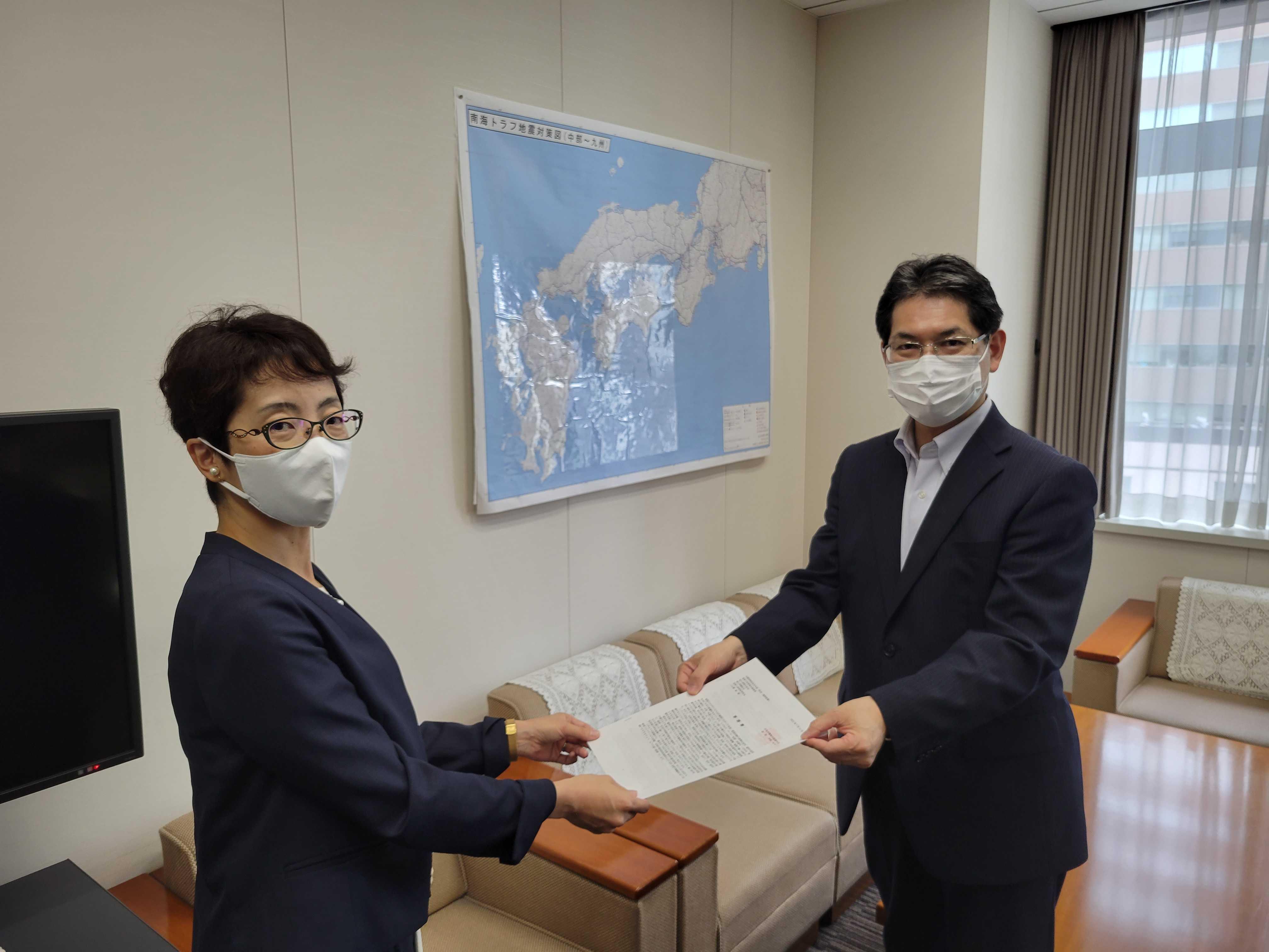 連合｜内閣府特命担当大臣（防災）に対し、連合の重点政策を要請（連合ニュース）